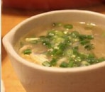 白菜と干しえびの春雨スープ